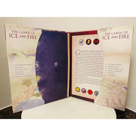 Game‎ of Thrones The Lands of Ice and Fire- Maps from King's Landing Set - Picture 4 of 7